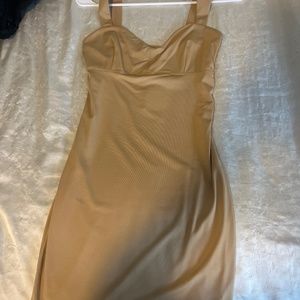 Small tan dress